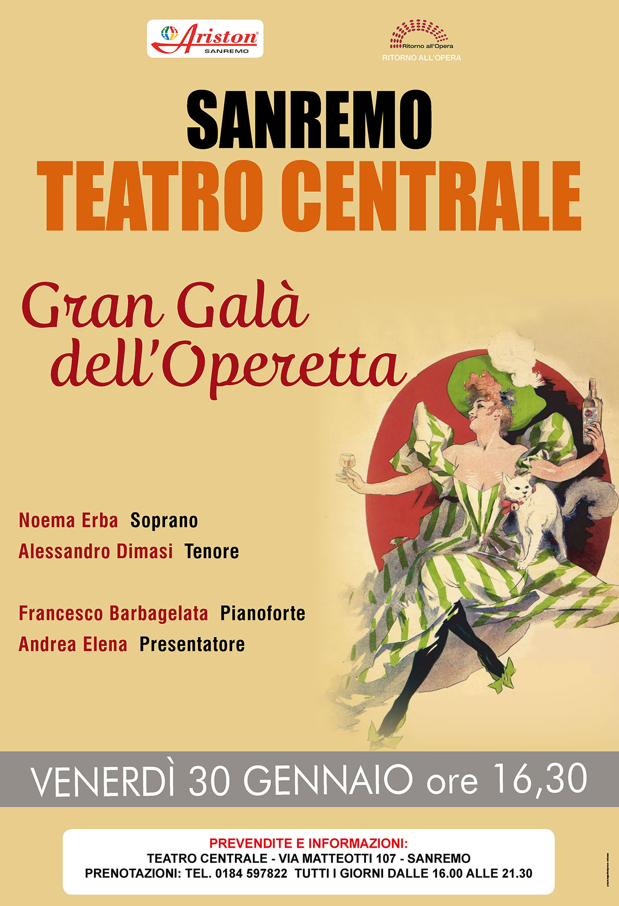 Noema Erba in Gran Gala Dell'Opera - San Remo, Italy 2015