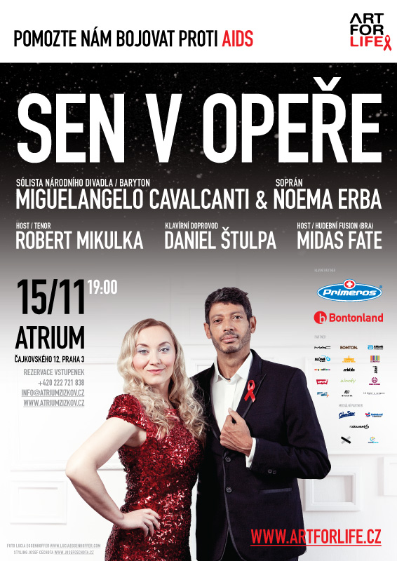 Noema Erba & Miguelangelo Cavalcanti - Art for Life Concert 2012 - OFFICIAL Poster